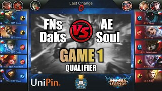 Game1 Finesse Daks VS Aether Soul | JustML League Qualifiers