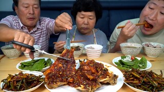 직접 담근 콩잎 김치와 황태찜, 마늘종무침 밥 한 그릇 뚝딱! (Bean leaf Kimchi, Korean dishes) 요리&먹방!! - Mukbang eating show