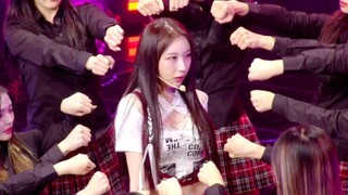 红背带裤好好看！李彩演221021音银HUSH RUSH舞台+直拍