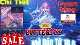 Liên quân chi tiết Gà Bán siêu rẻ Trang Phục Butterfly Kim Ngư Thần Nữ - Event tặng Card Garena