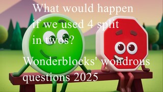 What happens if we use 4 split in twos? - Wonderblocks Q&A