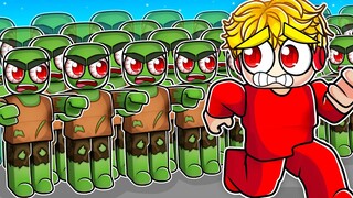 Surviving 999,999,999 ZOMBIES in Roblox!