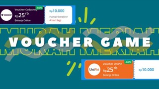 Voucher Game Murah!!! Unipin UPOINT.ID 10k bisa dapat 25k diskon 🤑🤑