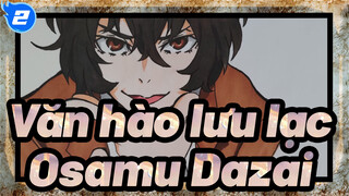 [Văn hào lưu lạc] Vẽ Osamu Dazai bằng bút lông_2