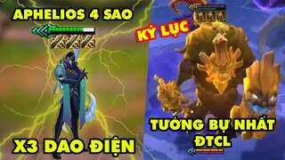 TOP khoảnh khắc điên rồ nhất Đấu Trường Chân Lý #110: Aphelios 4 sao 3 Dao Điện,Kỷ lục tướng bự nhất