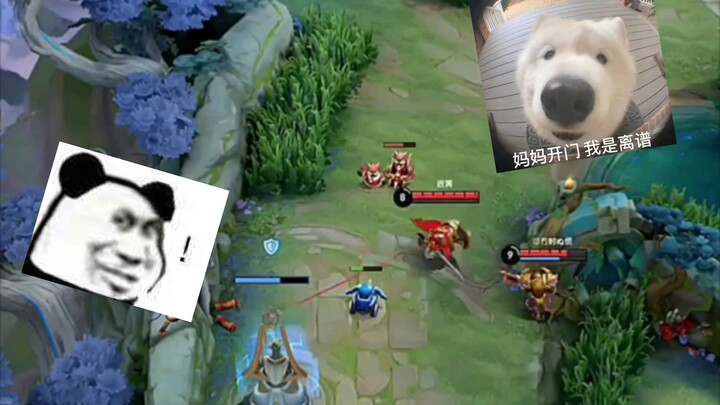 Rare footage of a Diamond-tier ranked match where a human player messes around with the towers.