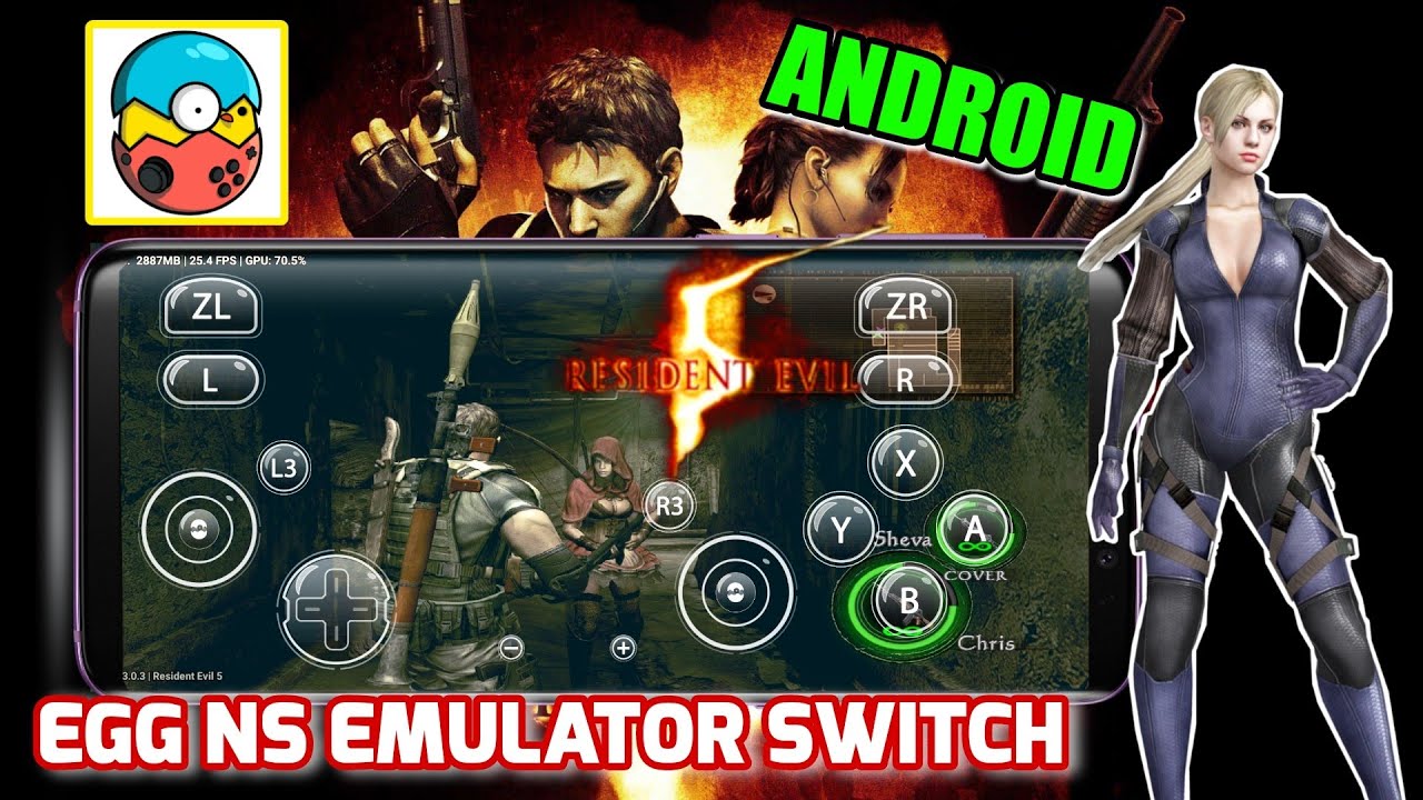 How To Play Resident Evil 5 On Mobile Android Offline Egg Ns PlayStore  Version Update 