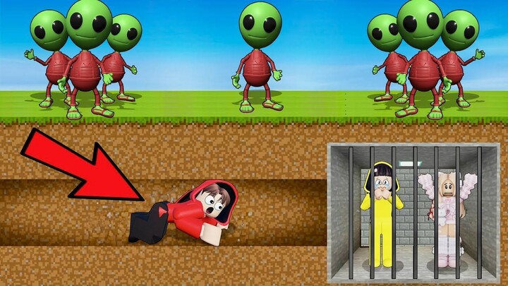 Yuta, Mio Dan Baby Celine Dibawa Kepenjara Alien  ROBLOX
