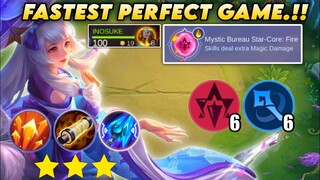 FIRE KAGURA.!! FASTEST PERFECT GAME.!! MAGIC CHESS MOBILE LEGENDS