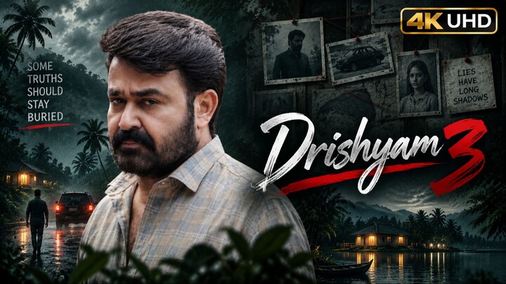 Drishyam 3 4K (2026) Hindi Dubbed - Mohanlal | Jeethu Joseph | Esther Anil | Ansiba | Meena