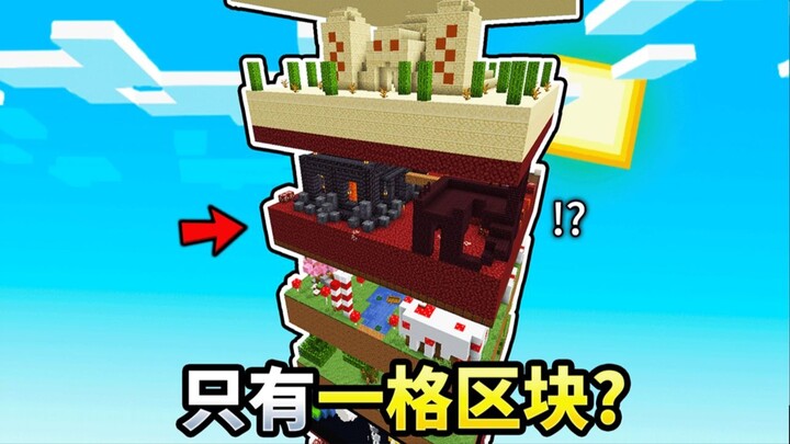 MC: What if Every Biome Is in a Single Chunk? How Do You Beat the Game?!