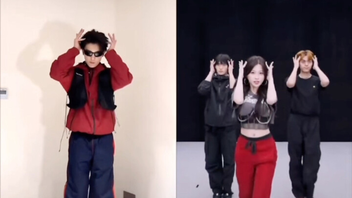 此男不简单，跳的还是练习室版本【丁禹兮×虞书欣】