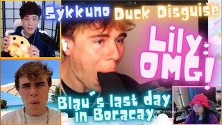 Lilypichu Reacts to OfflineTV infinite charisma😊Sykkuno duck disguise in Philippines🤓 Blau Boracay😎🌞