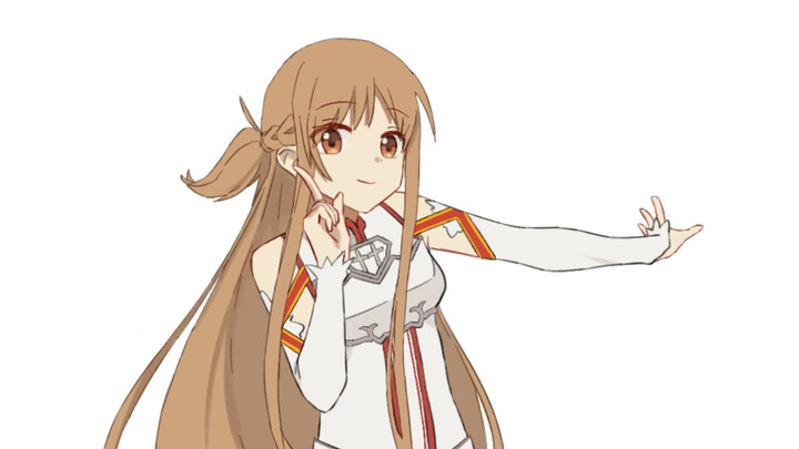 [Sword Art Online]Asuna juga ingin mencoret-coret tarian