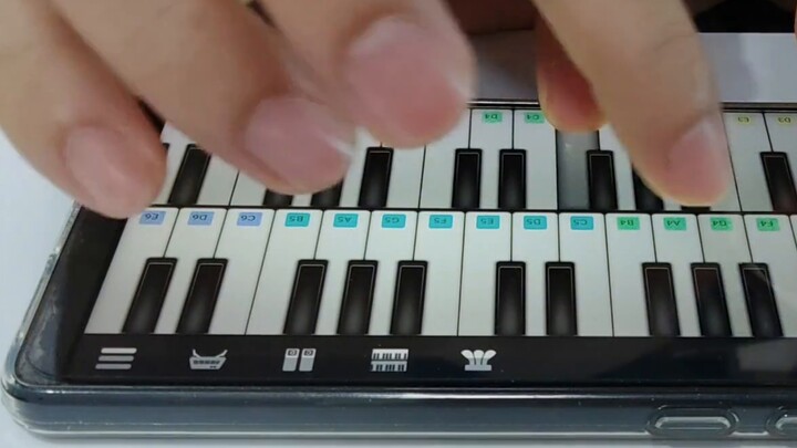 "The Wind Rises" Mobile Piano Performance