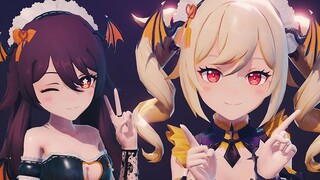 两 只 魅 魔 女 仆 ❤️