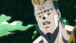 Polnareff's adventure is upgraded again. After picking up the magic lamp, he summoned the genie. JOJ