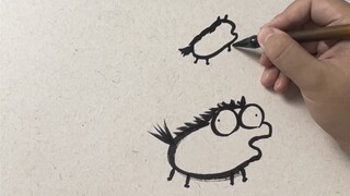 قال الجد إن رسوماتي تشبه البراز!
