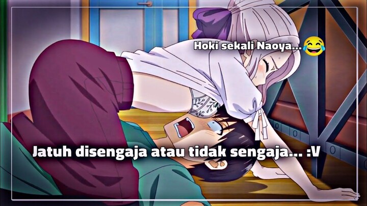 Ketika cewe lu mau buka baju, cewe lu yang satunya mau mencegah, tapi malah