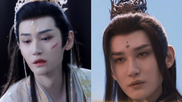No, you tell me these two are played by the same person? This mouth is very down-to-earth, the young