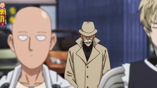 [One Punch Man Extra] Saitama was hit in the head by the S-rank Silver Fang, and his head was deform