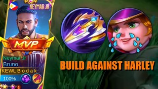 BRUNO BUILD AGAINST NEW META HARLEY - MLBB BRUNO