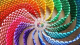 [Life] A Rainbow Spiral with 12,000 Pieces of Dominos