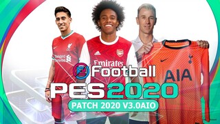 วิธีลง+การใช้งาน Patch eFootball PES 2020 Patch 2020 V3.0 AIO PC