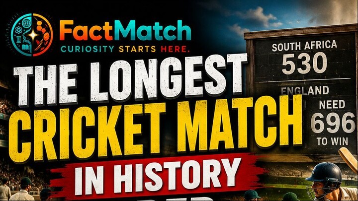 A Cricket Match Lasted 12 DAYS?! Then a Train Ended It 🚂🏏