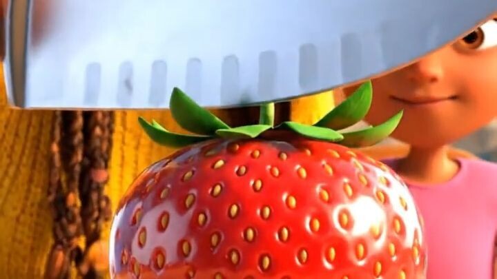 The Strawberry Was Made of GLASS_! ✨ _ Wait for the Cut! #shorts