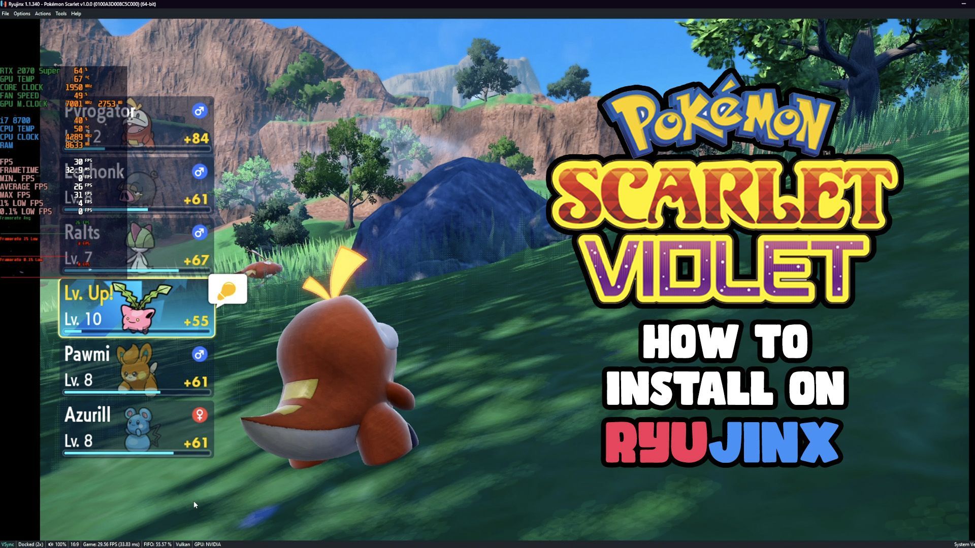 How To Run Pokémon Scarlet and Violet 60FPS ON Ryujinx[SWITCH Emulator] 