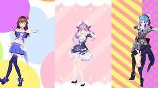Versi Online 『e-ma e-ma』 Tokino Sora × Minato Aqua × Hoshimachi Suisei