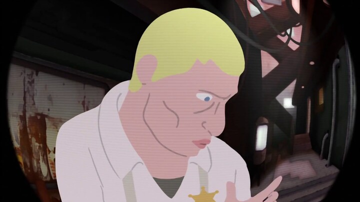 Suspenseful science fiction animated short film "Change", the cunning tramp's adventure in the sewer