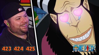 Luffy & Buggy Become Best Friends! One Piece REACTION - Episode 423, 424, & 425