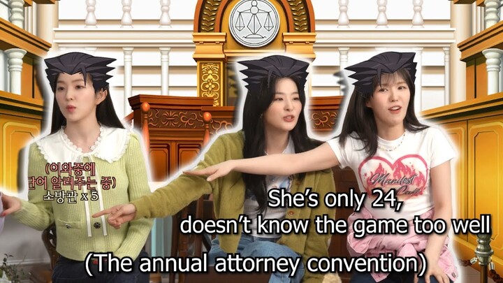 Red Velvet scamming their way out of games