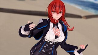 [MMD.3D]Honkai Impact 3: Himeko yang Seksi di Pinggir Pantai