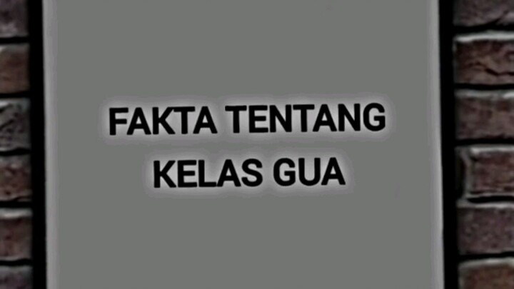 ada yang sama gak sama kelas gua ♤_♤