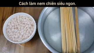 hướng dẫn làm nem chiên