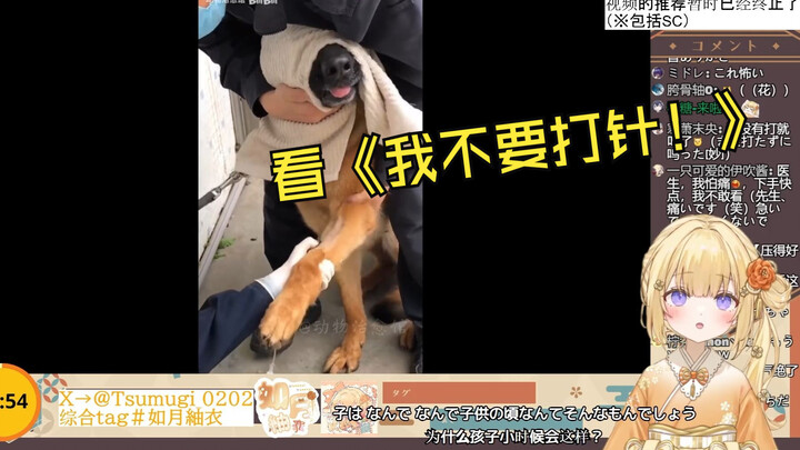 日本大憨憨看《我！不！要！打！针！！！》