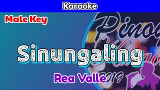 Sinungaling by Rea Valle (Karaoke : Male Key)