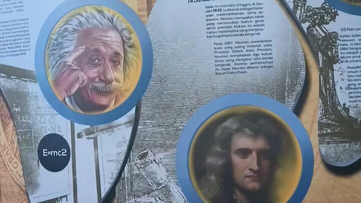 Tokoh² hebat dari Albert Einstein, Isaac Newton, Galileo Galilei, Michael faraday