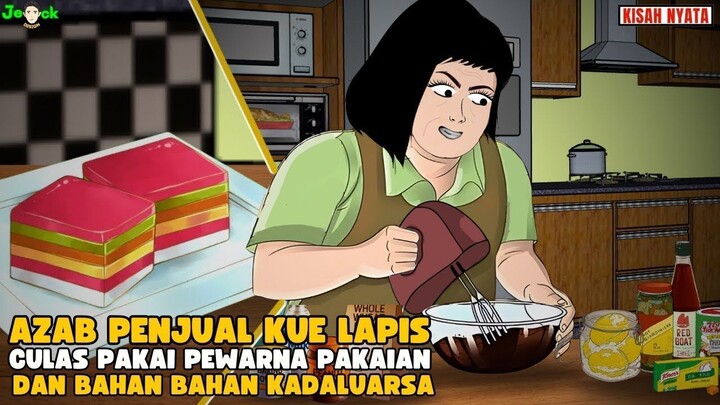 AZAB PENJUAL KUE LAPIS CURANG PAKAI PEWARNA PAKAIAN DAN PAKAI BAHAN BAHAN KA