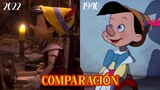 Pinocho comparación del Trailer 2022 - 1940 (Pinocchio Trailer Comparison)