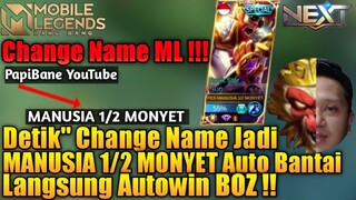 DETIK DETIK BERUBAH MENJADI MANUSIA 1/2 MONYET BY TOP GLOBAL 1 SUN PAPIBANE