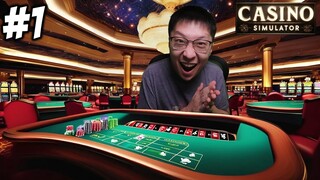 Bang EJ Buka Kasino UNTUK PERTAMA KALINYA!! - Casino Simulator - Part 1