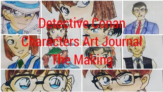 The making of the Detective Conan Art Journal