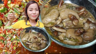 แกงเห็ดผึ้งขมแซ่บนัว ตำกุ้งสดเผ็ดๆ ลมหนาวเดือนเมษาก็มาเด้อ1/4/65