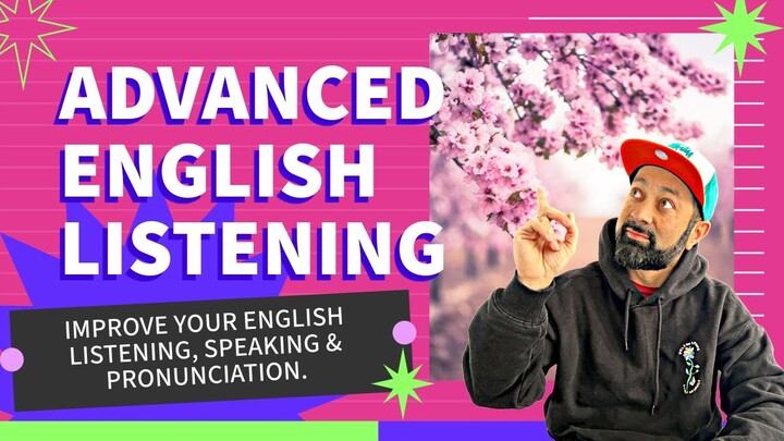 🌸 Advanced English Listening Lesson on Cherry Blossoms 🌸 🌺  🎧 Improve your Listening and Vocabulary