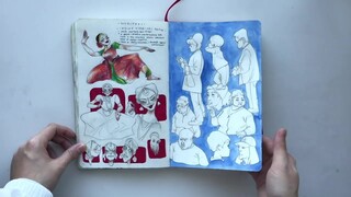 被CalArts角色动画录取的速写本原来要这个水准！