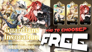 BEST FREE SSR!!! WHO TO CHOOSE FROM SSR SELECTOR?! (Global Valiant Force 2)